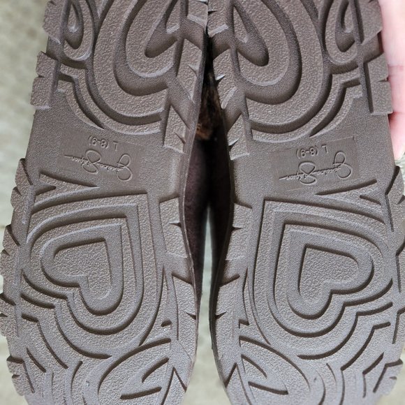 Jessica Simpson Womens Micro-Suede Bootie Slipper - Picture 5 of 5